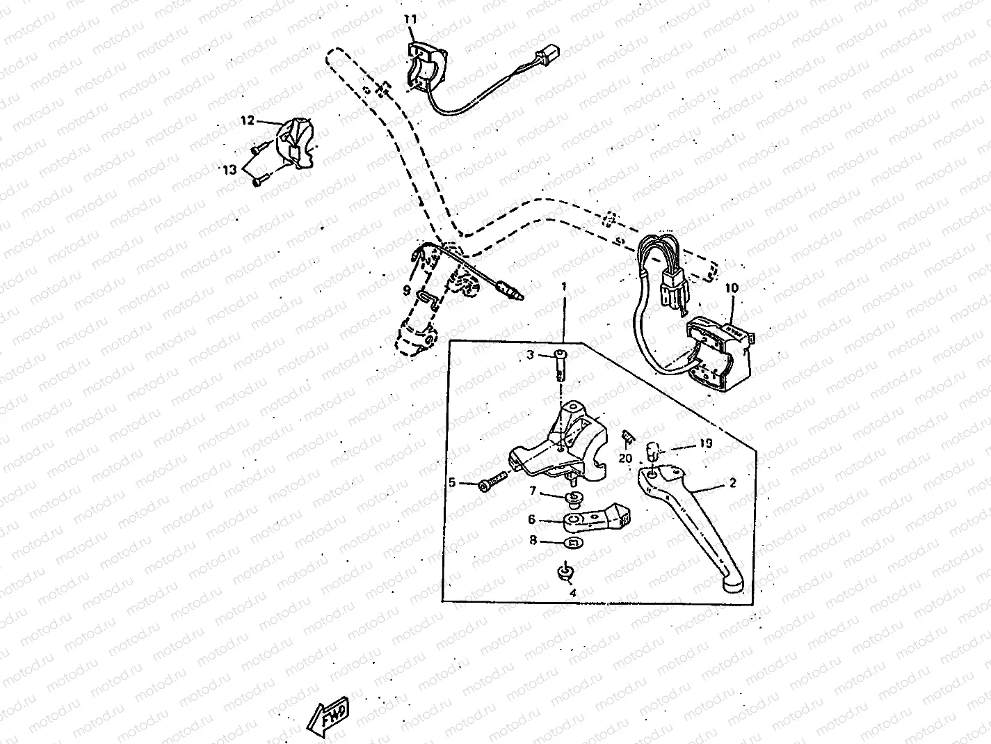 HANDLE SWITCH & LEVER