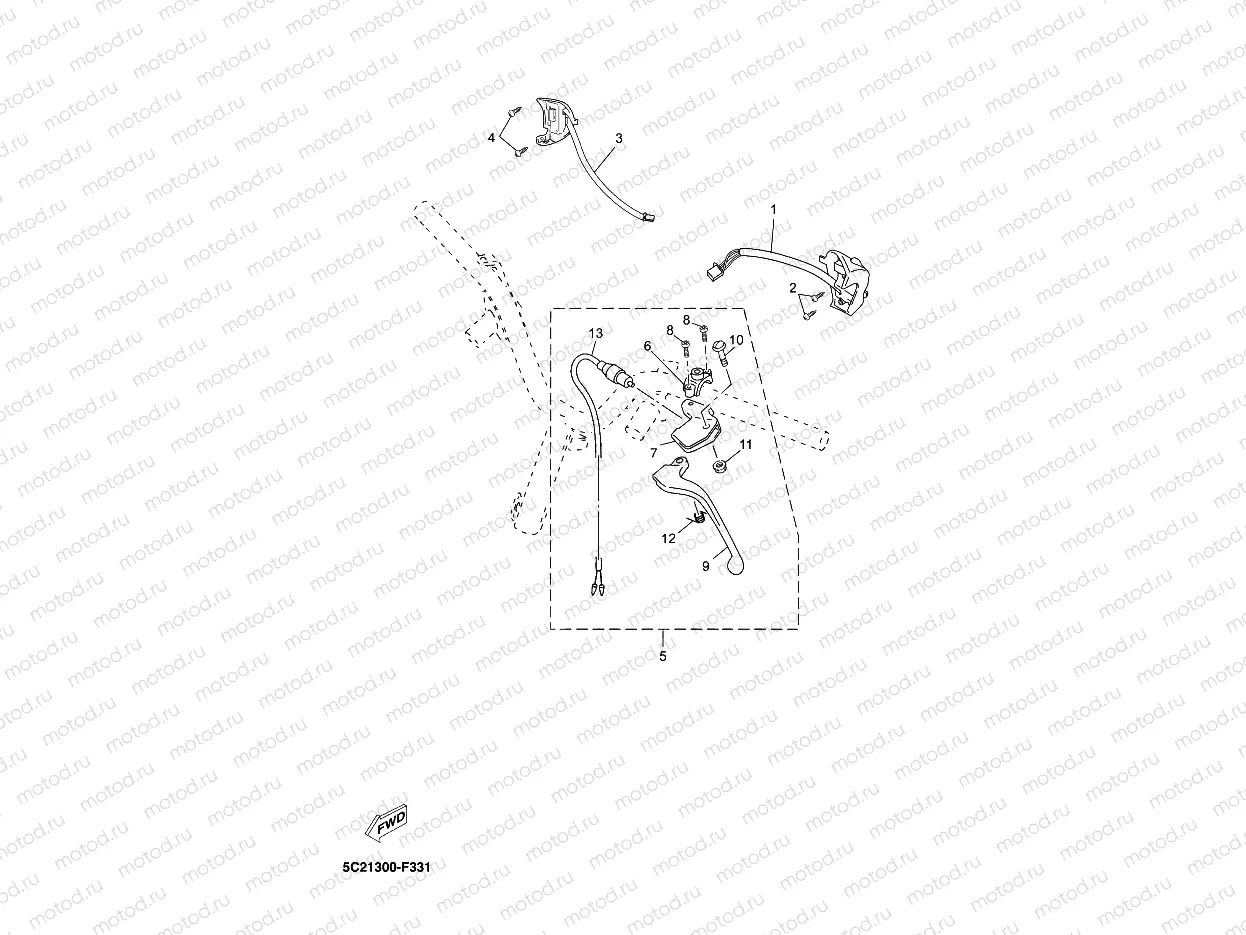 HANDLE SWITCH & LEVER