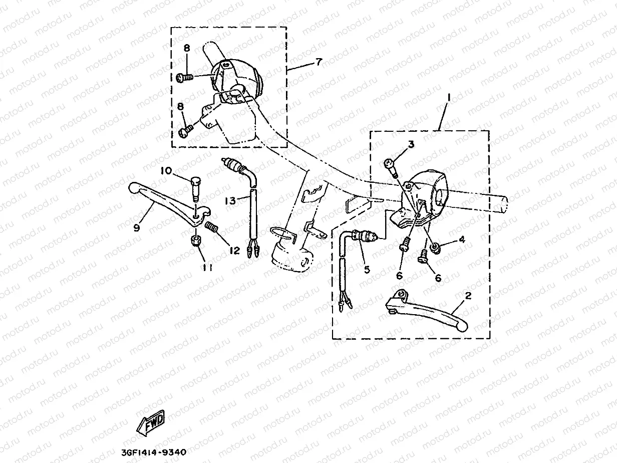 HANDLE SWITCH & LEVER