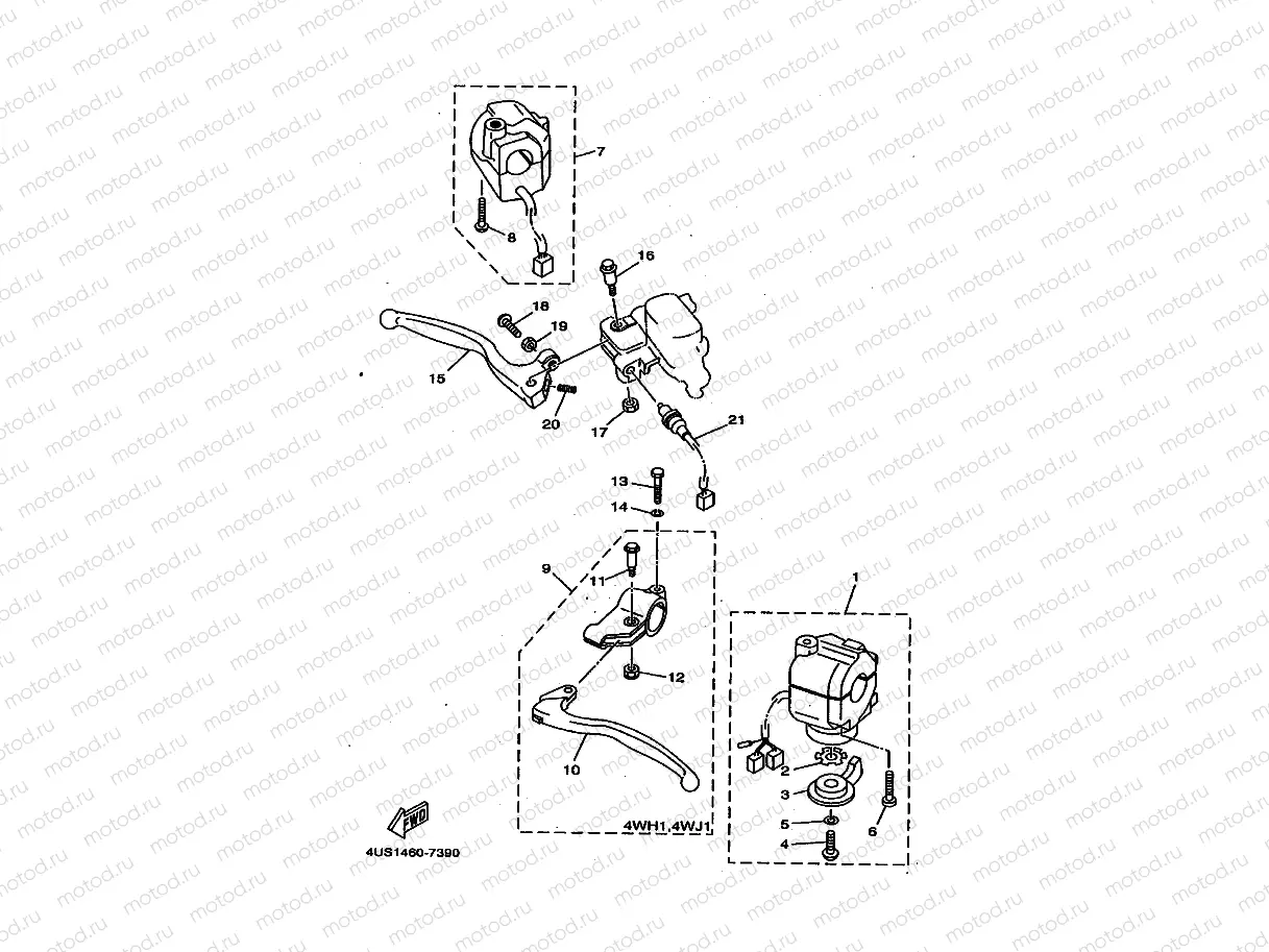 HANDLE SWITCH & LEVER