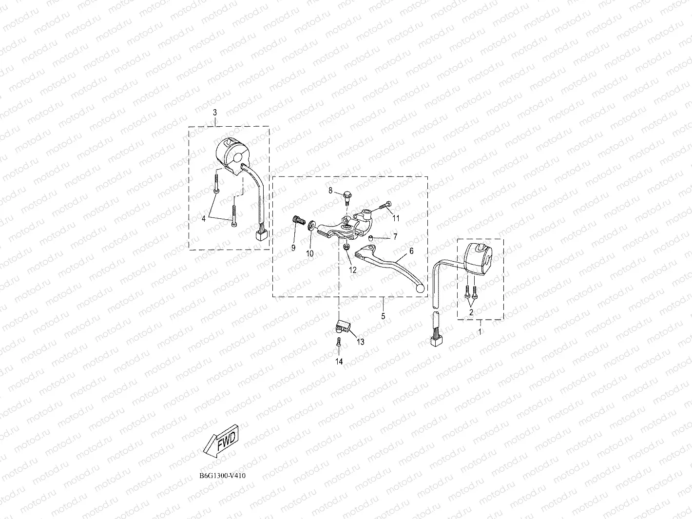 HANDLE SWITCH & LEVER