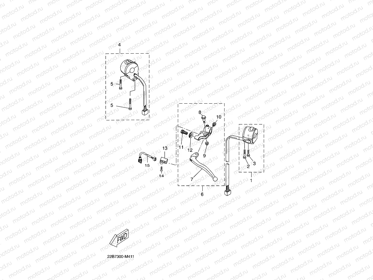 HANDLE SWITCH & LEVER