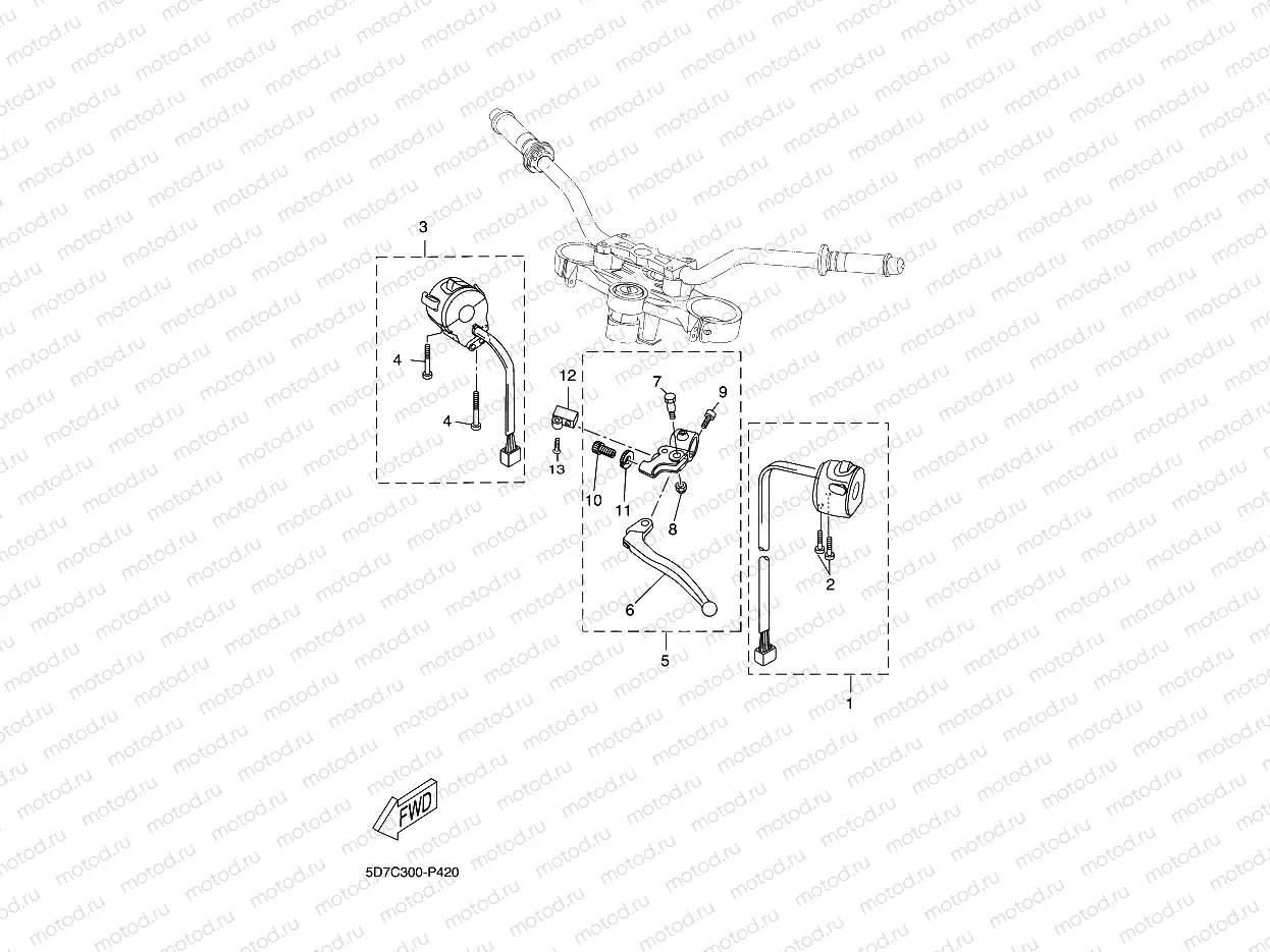 HANDLE SWITCH & LEVER