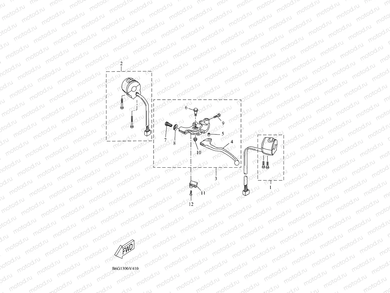 HANDLE SWITCH & LEVER
