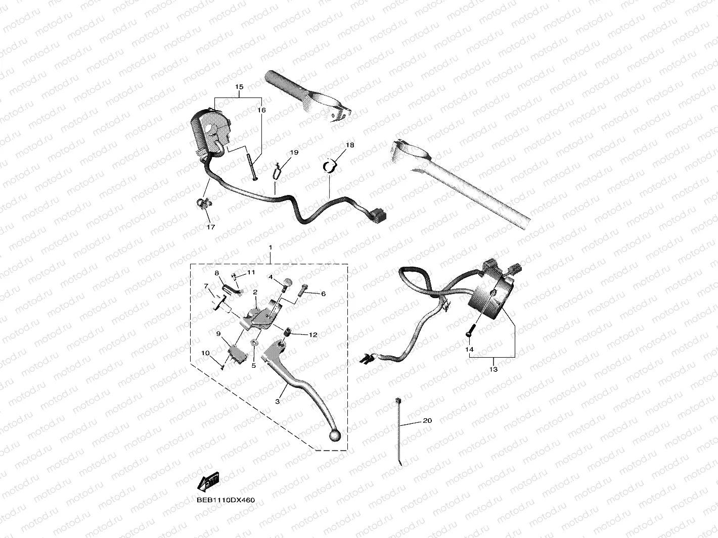 HANDLE SWITCH & LEVER