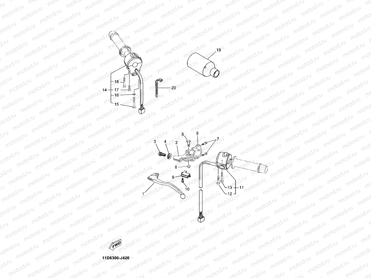 HANDLE SWITCH & LEVER