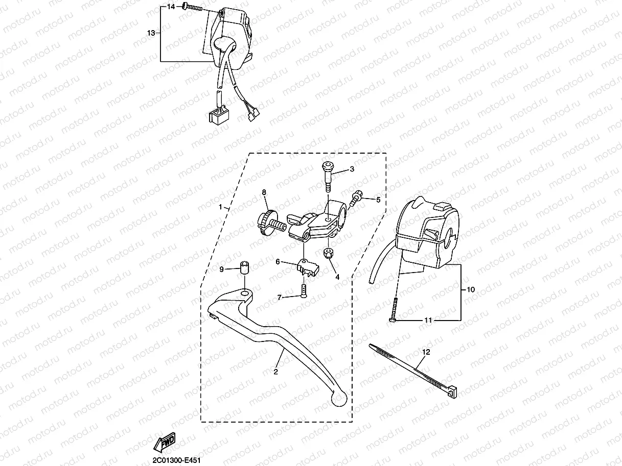 HANDLE SWITCH & LEVER