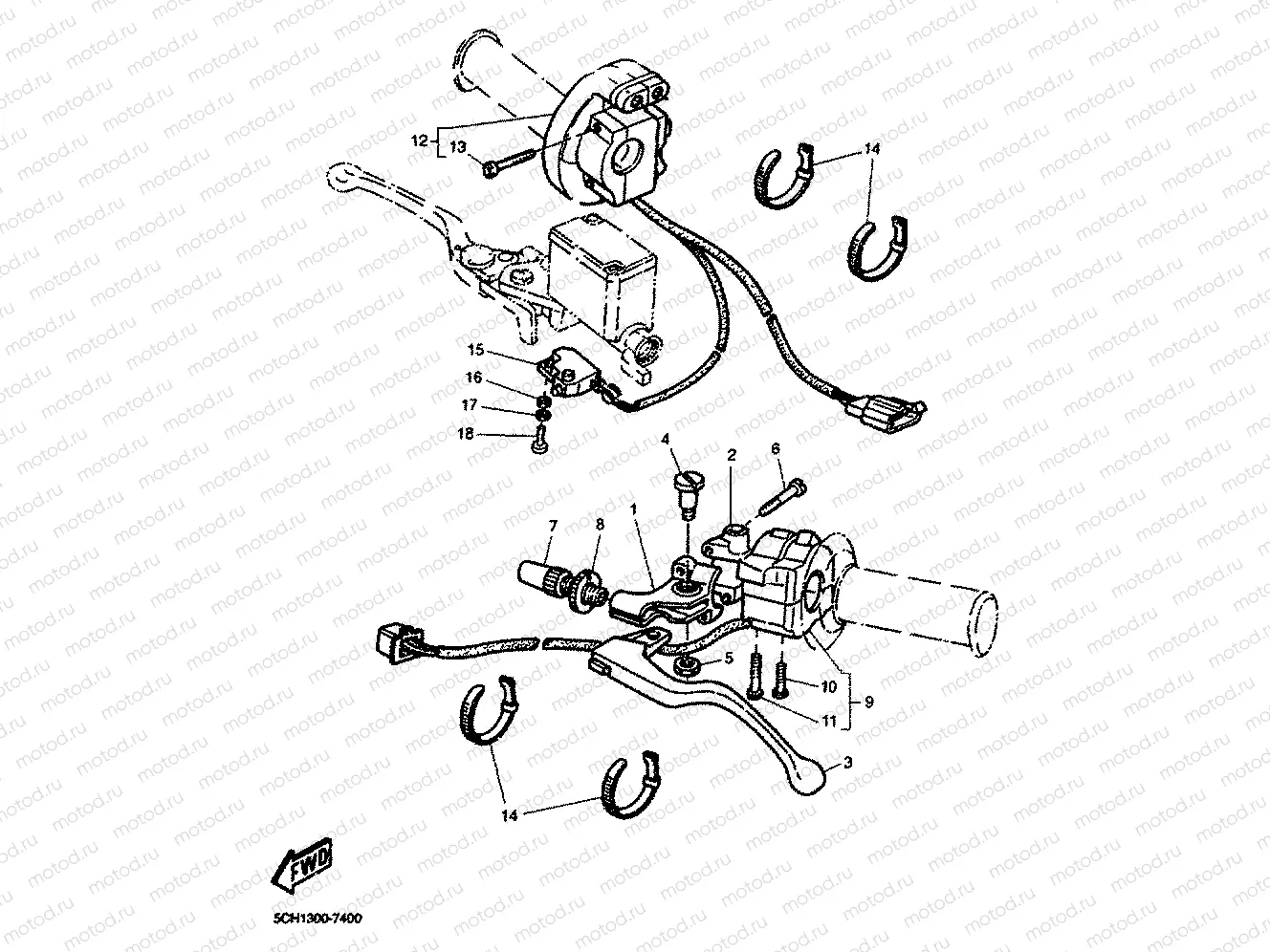 HANDLE SWITCH & LEVER