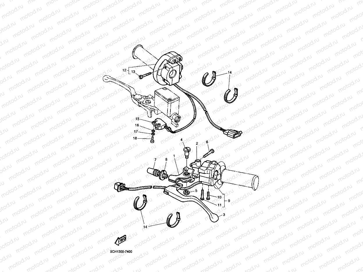 HANDLE SWITCH & LEVER