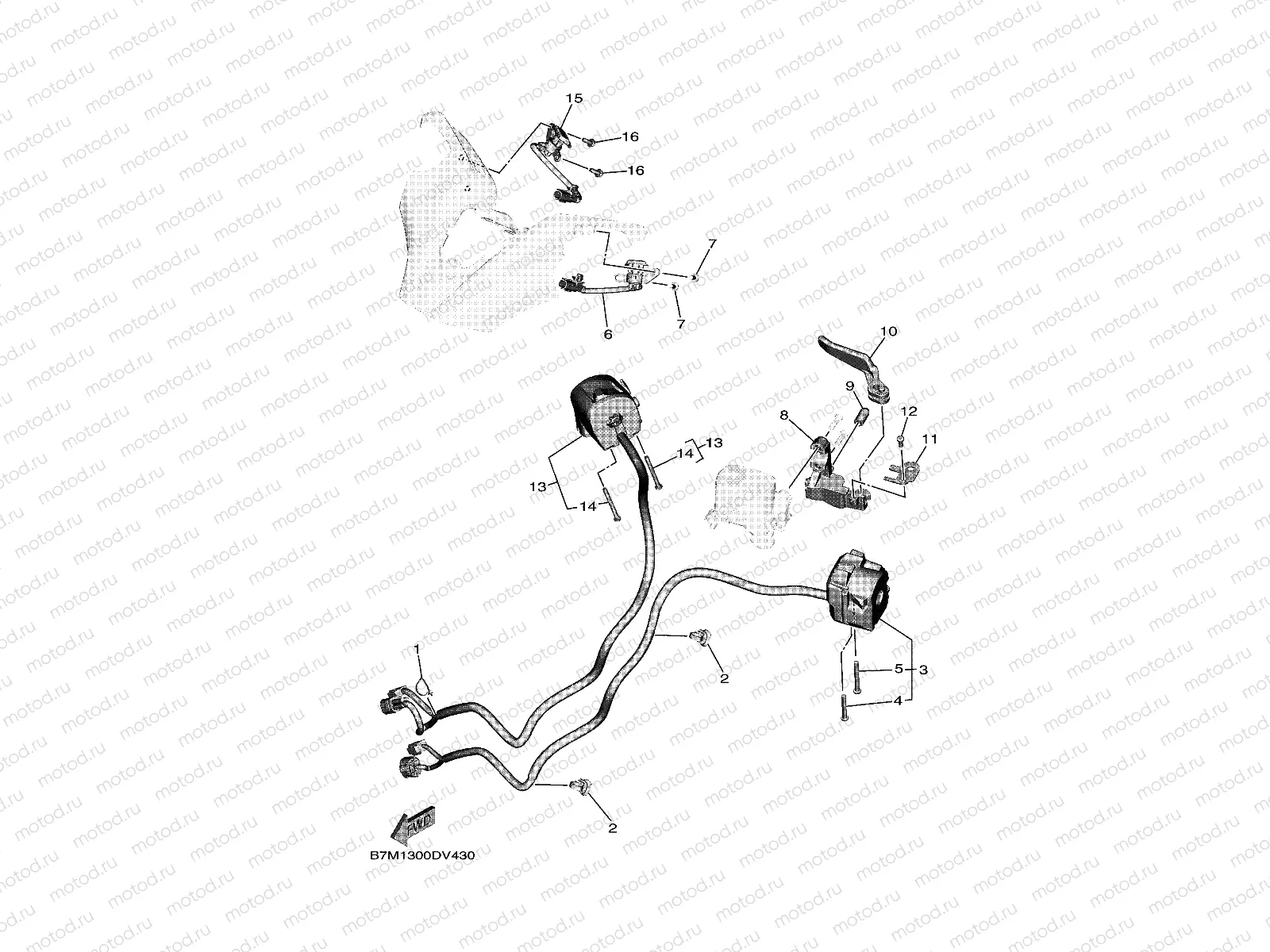 HANDLE SWITCH & LEVER