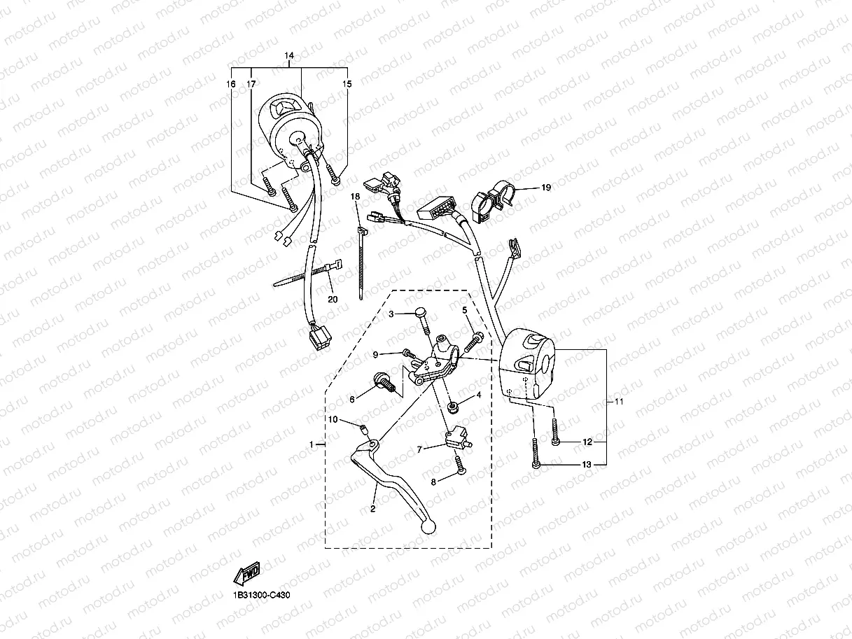 HANDLE SWITCH & LEVER