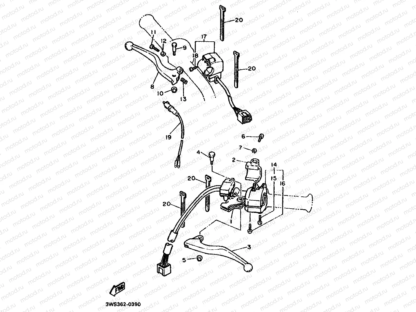 HANDLE SWITCH & LEVER