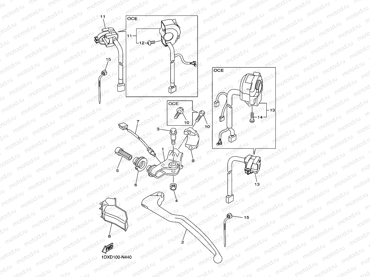 HANDLE SWITCH & LEVER