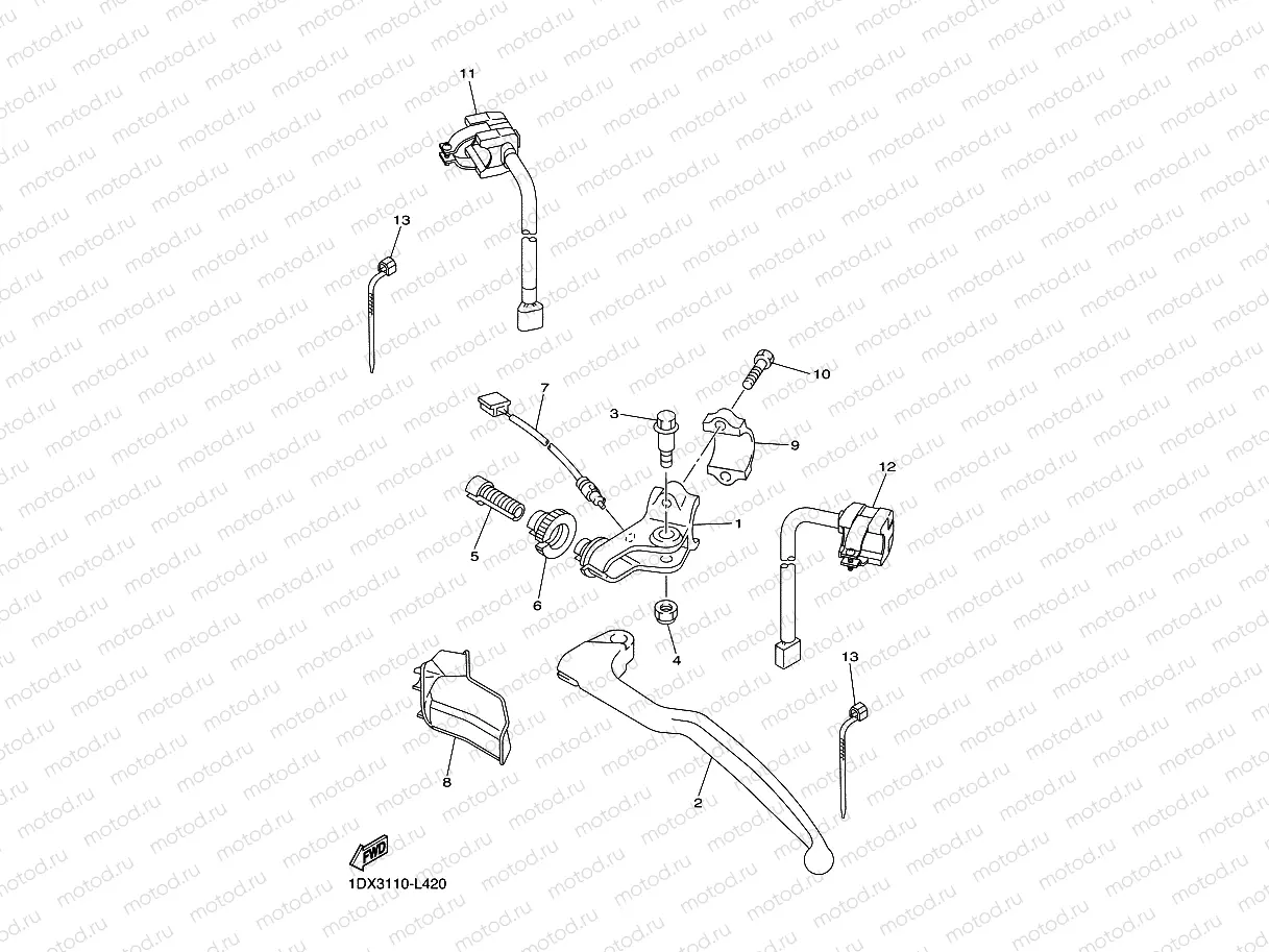 HANDLE SWITCH & LEVER