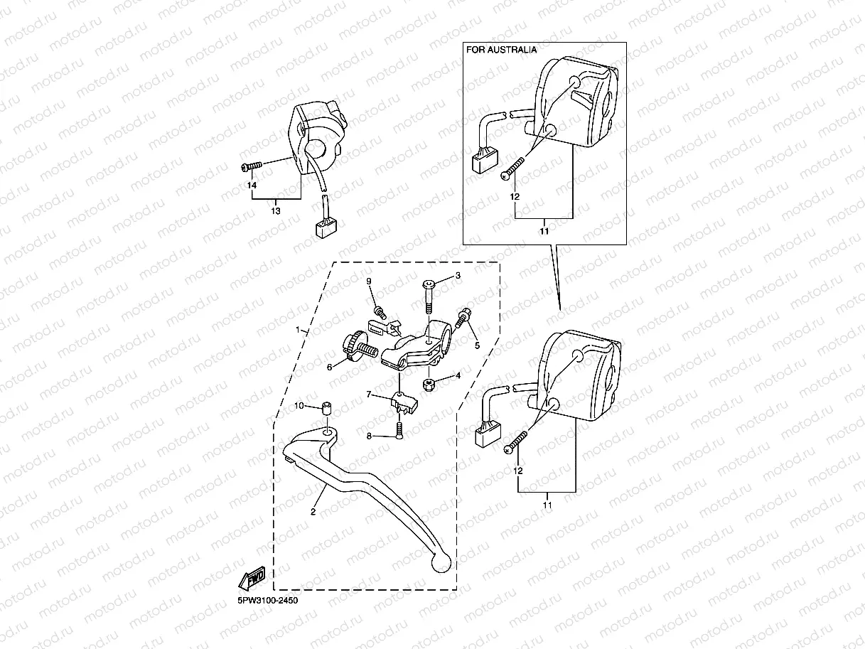 HANDLE SWITCH & LEVER