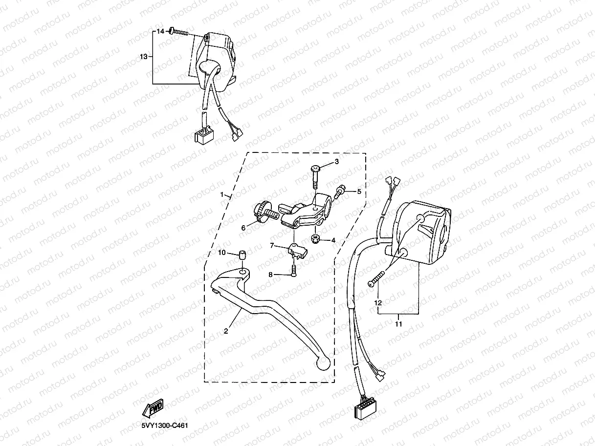 HANDLE SWITCH & LEVER