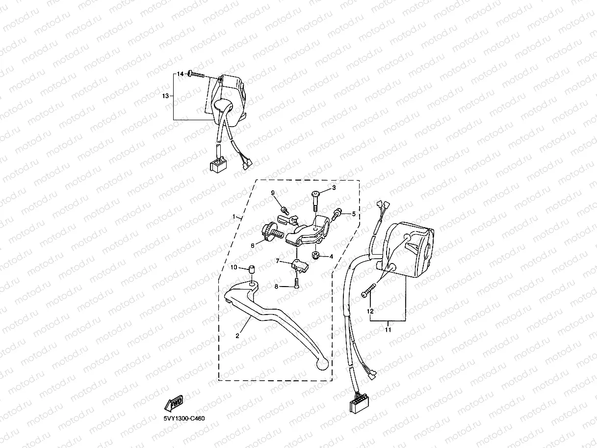 HANDLE SWITCH & LEVER