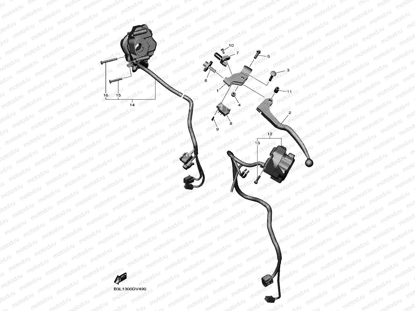 HANDLE SWITCH & LEVER