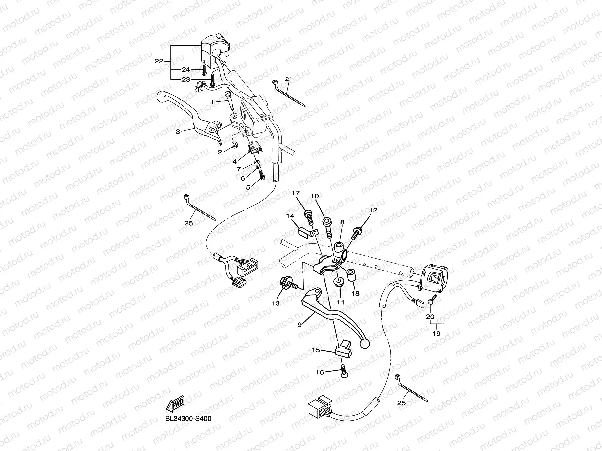 HANDLE SWITCH & LEVER