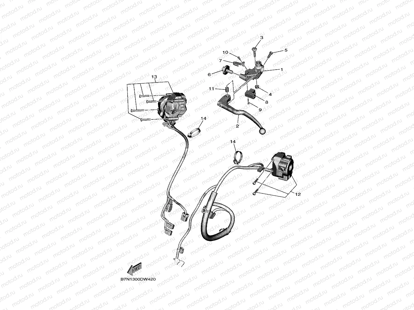 HANDLE SWITCH & LEVER