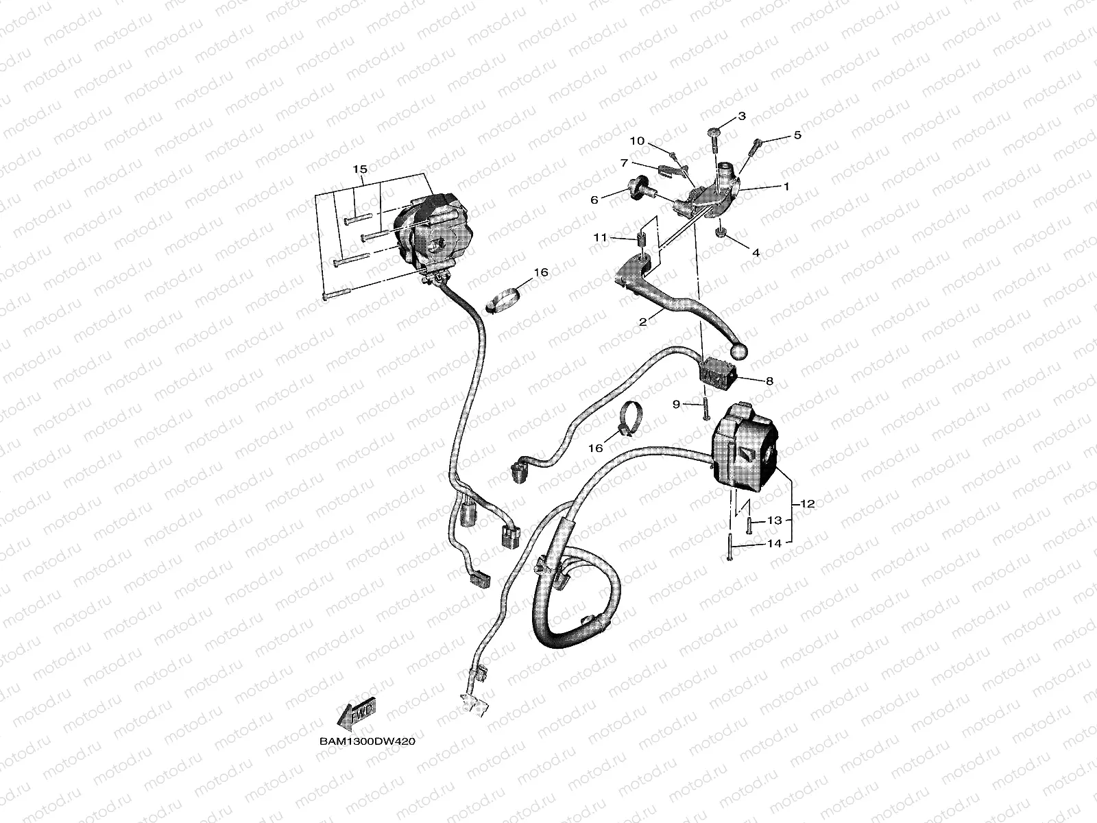 HANDLE SWITCH & LEVER