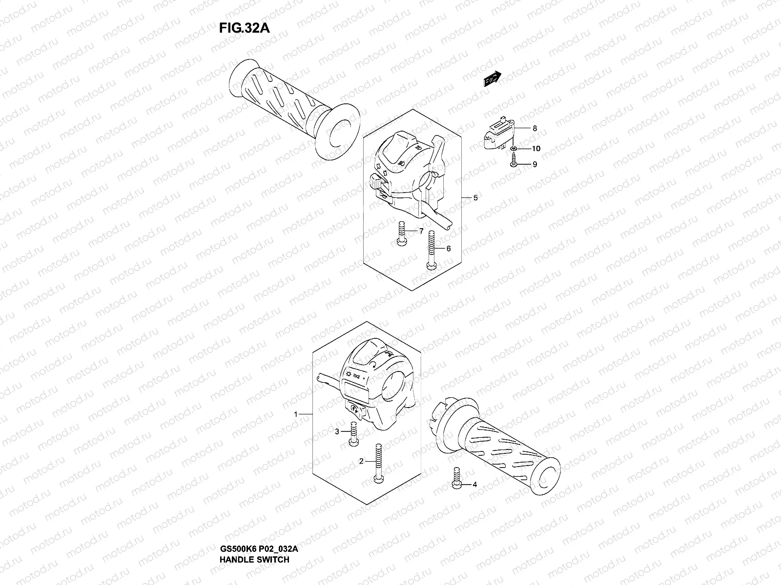 HANDLE SWITCH (MODEL K6)