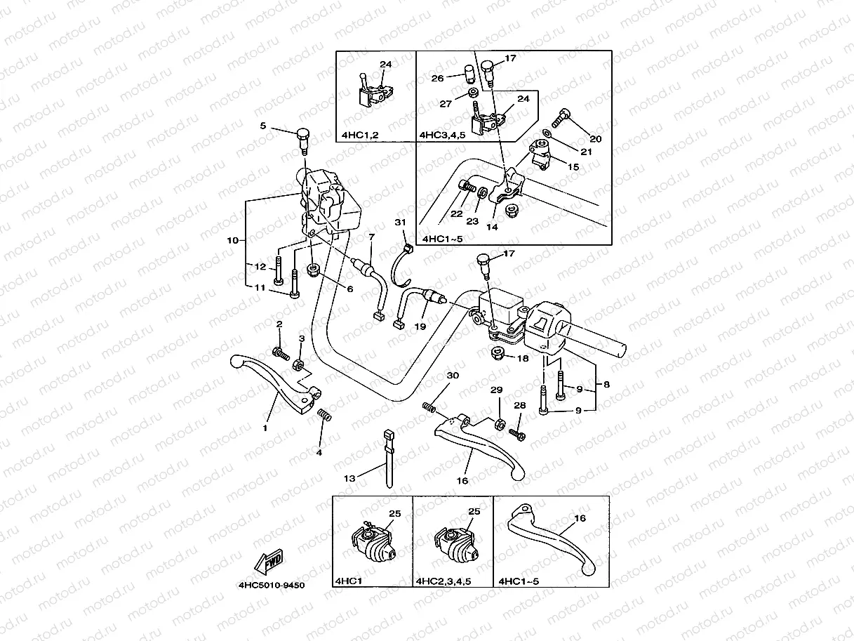 Handle Switchi. Lever