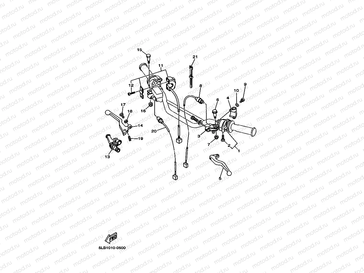 Handle Switzhi. Lever 2 (5LB1, 2)