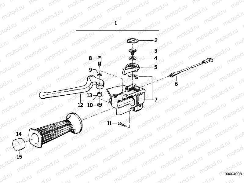 Handle unit left