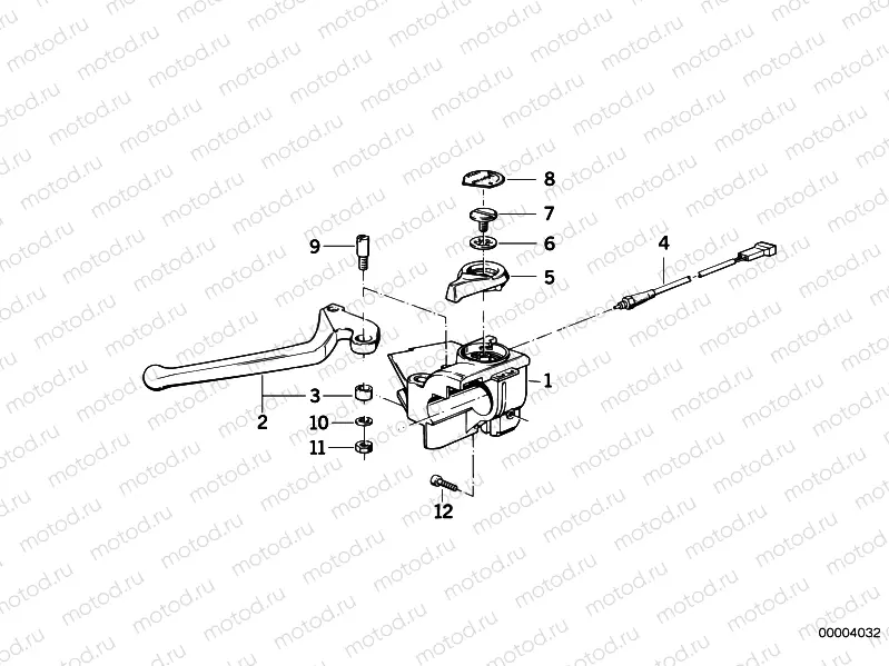 Handle unit left/single parts