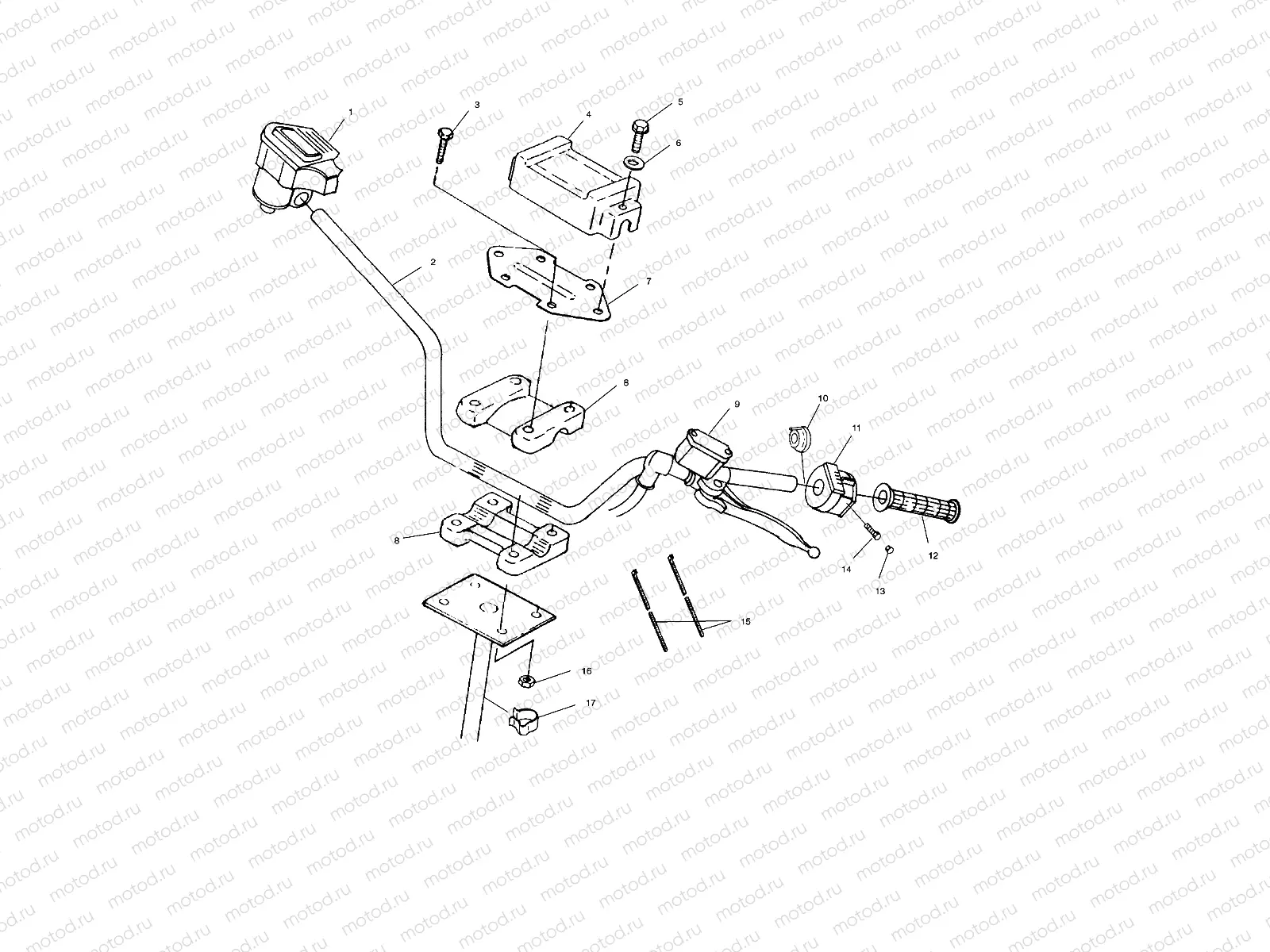 HANDLEBAR - A01BA25CA (4963666366B003) | HANDLEBAR - A01BA25CA (4963666366B003)