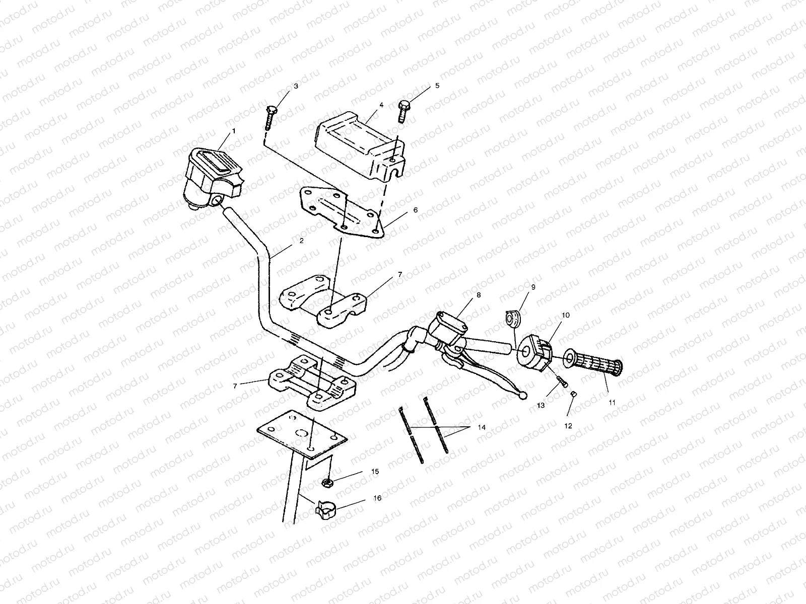 HANDLEBAR - A03BA25CA/CB (4982568256B04) | HANDLEBAR - A03BA25CA/CB (4982568256B04)