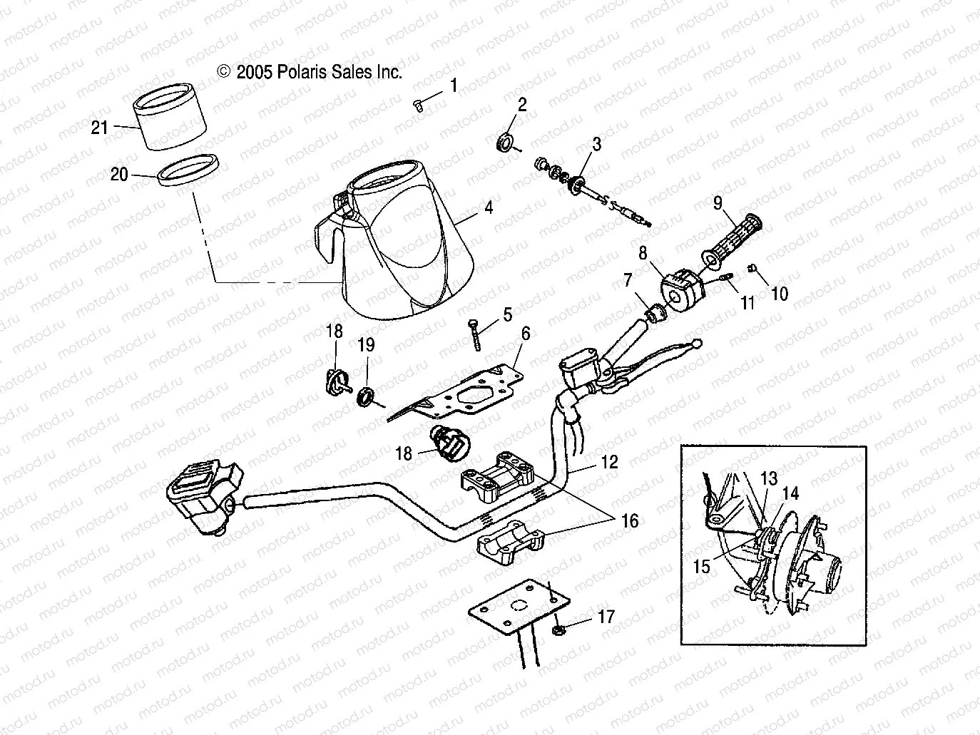 HANDLEBAR - A06CD32AA/AB/AC (4999201699920169B10) | HANDLEBAR - A06CD32AA/AB/AC (4999201699920169B10)
