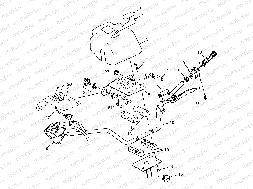 HANDLEBAR - A99CC28CA (4949484948b011) | HANDLEBAR - A99CC28CA (4949484948b011)