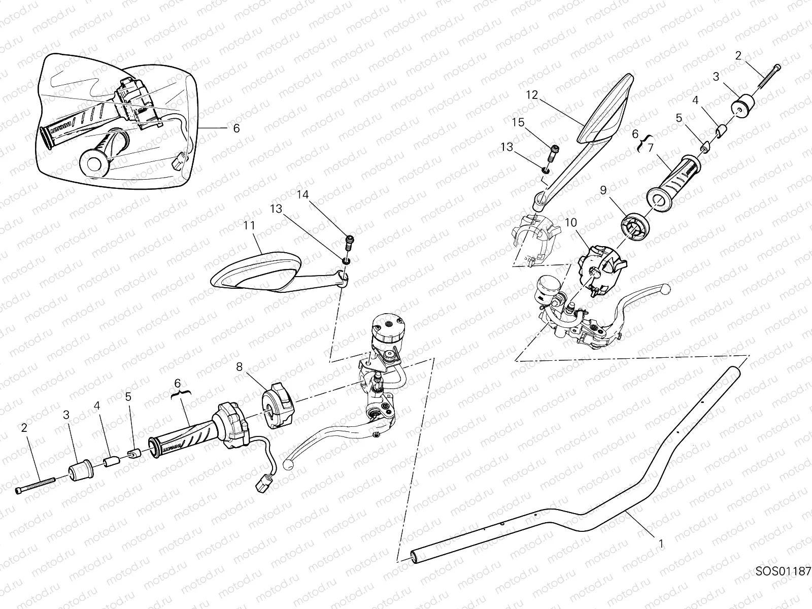 HANDLEBAR AND CONTROLS