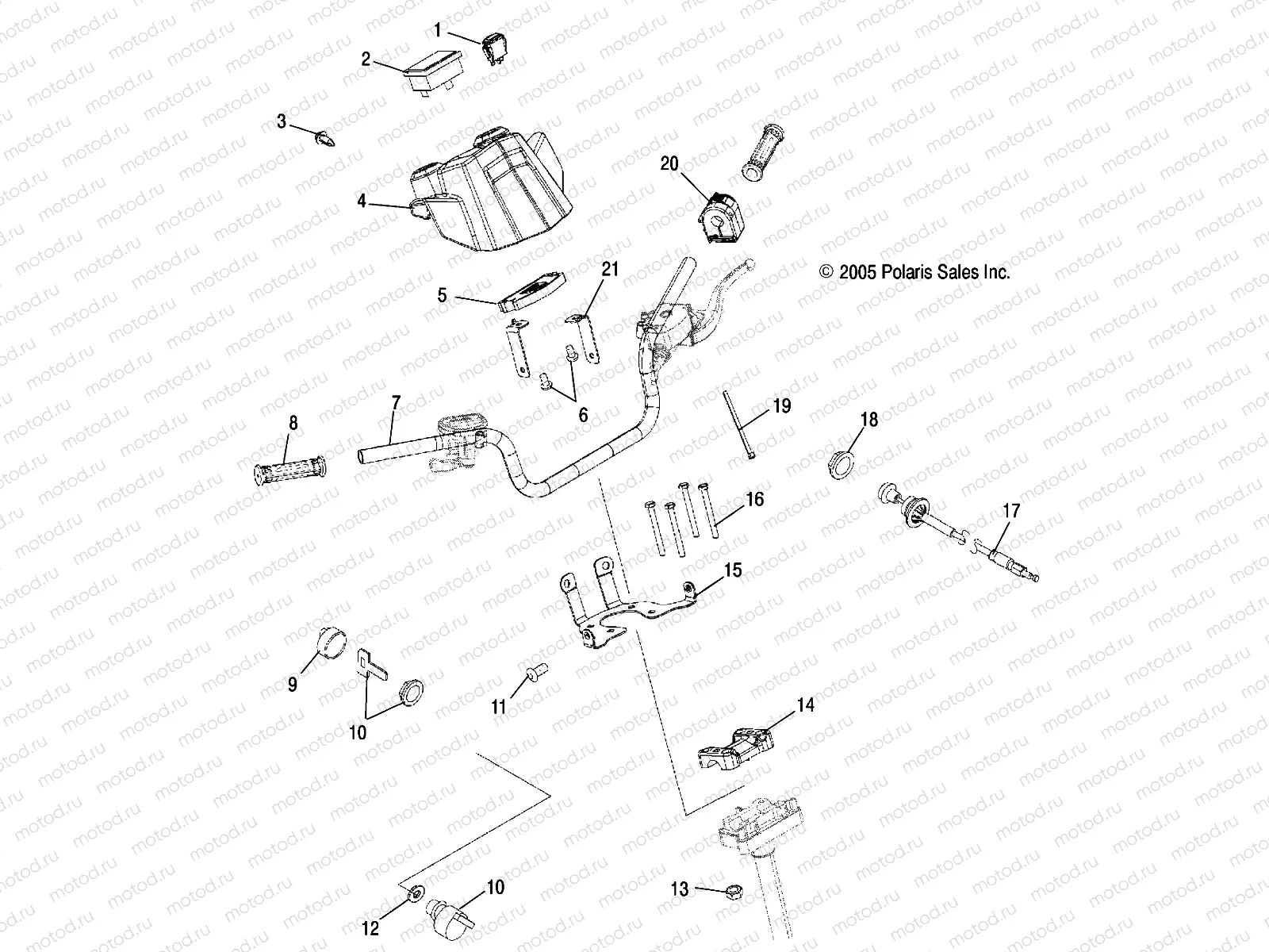 HANDLEBAR and CONTROLS - A06LB27FA/LD27FB (4999206689920668B14) | HANDLEBAR and CONTROLS - A06LB27FA/LD27FB (4999206689920668B14)