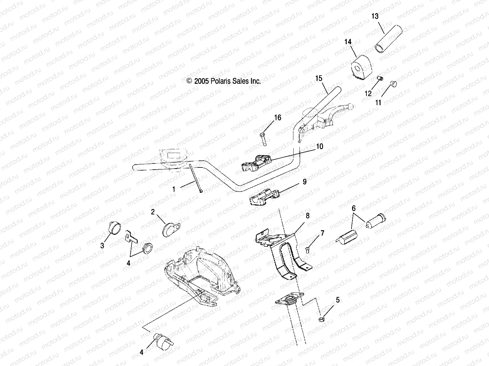 HANDLEBAR and CONTROLS - A06MN50AU/AW (4999204069920406C05) | HANDLEBAR and CONTROLS - A06MN50AU/AW (4999204069920406C05)