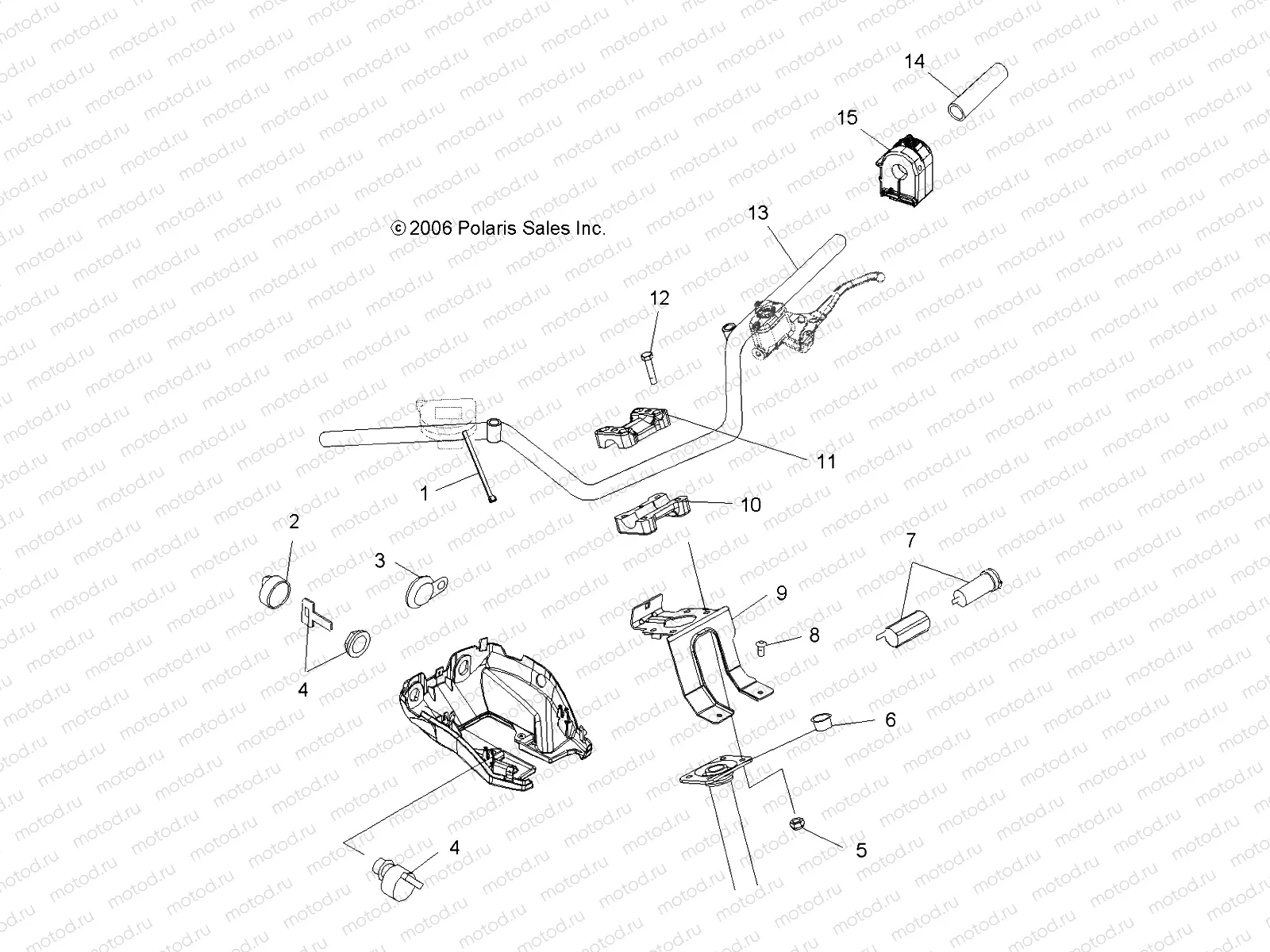 HANDLEBAR and CONTROLS - A07MH50FC (49ATVHANDLEBAR075EFIIN) | HANDLEBAR and CONTROLS - A07MH50FC (49ATVHANDLEBAR075EFIIN)