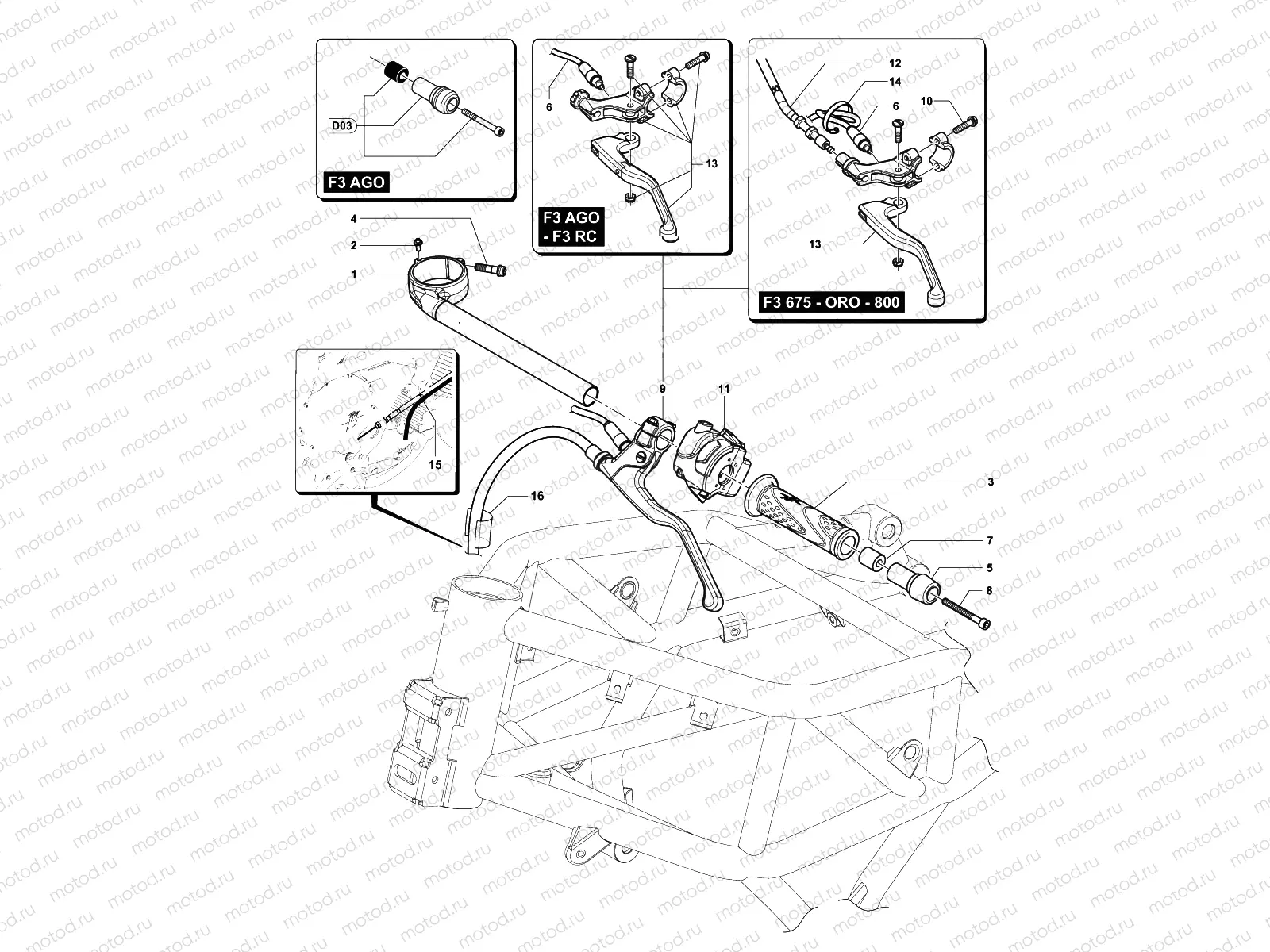 Handlebar Assembly Left