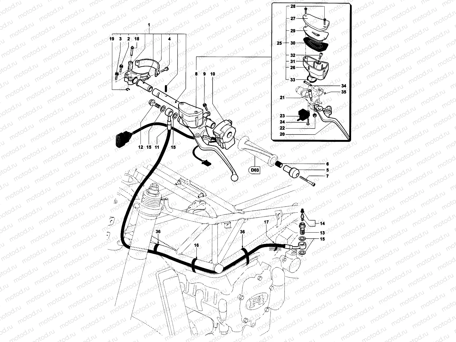 Handlebar Assembly Left