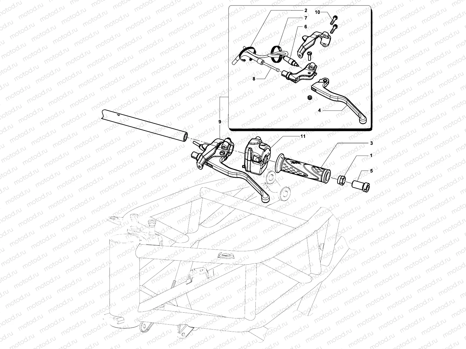 Handlebar Assembly Left