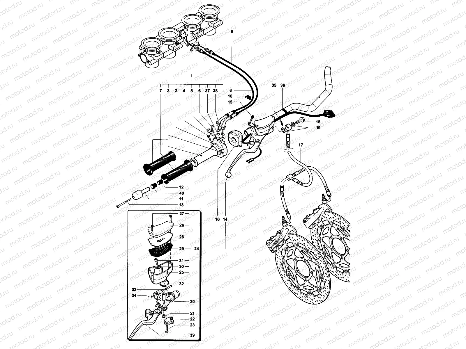 Handlebar Assembly Right