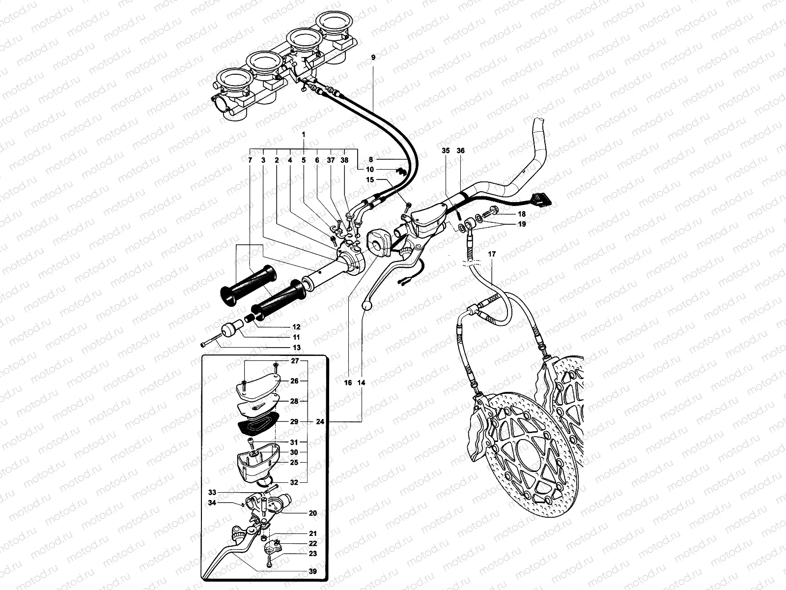 Handlebar Assembly Right