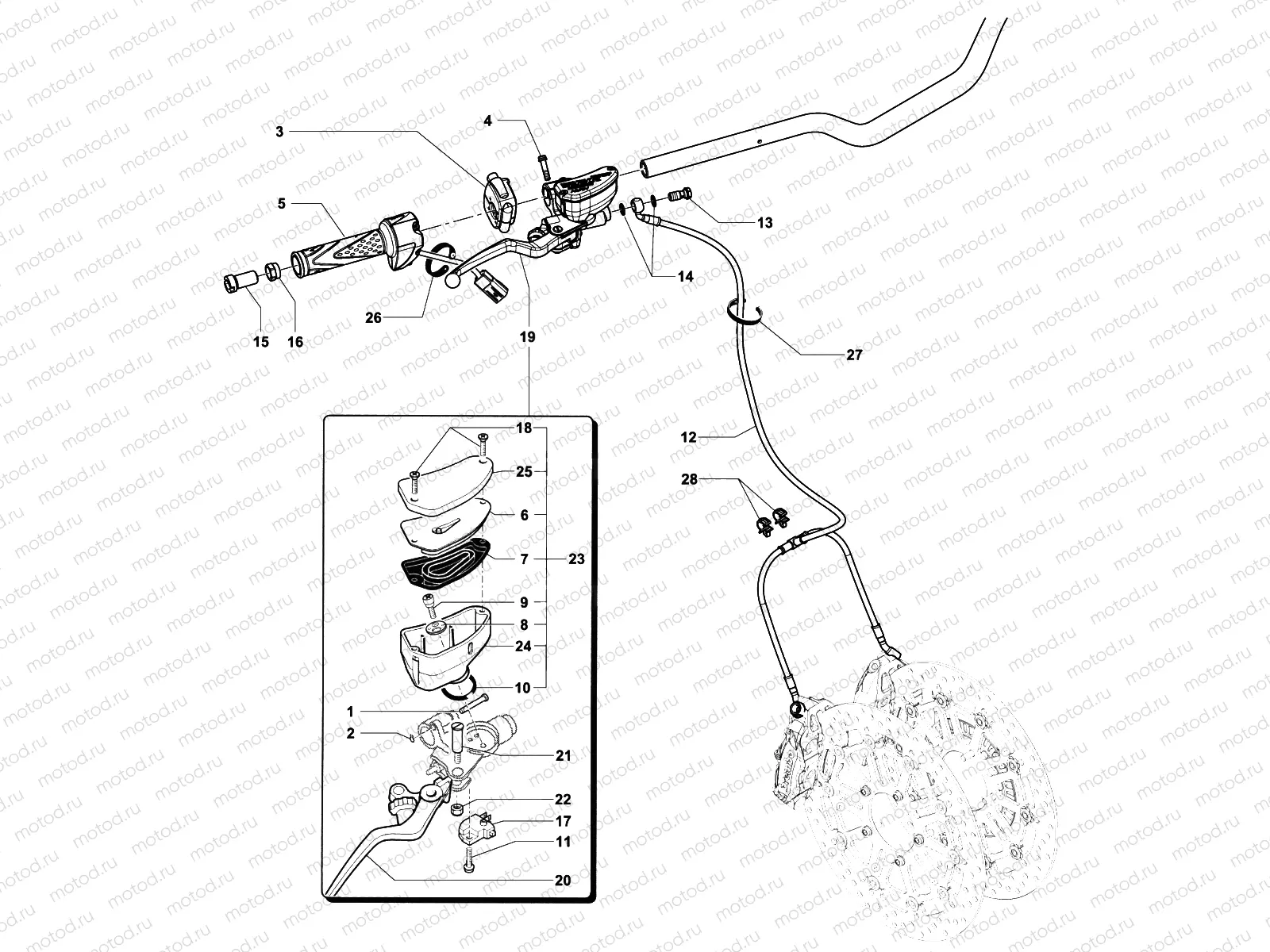 Handlebar Assembly Right