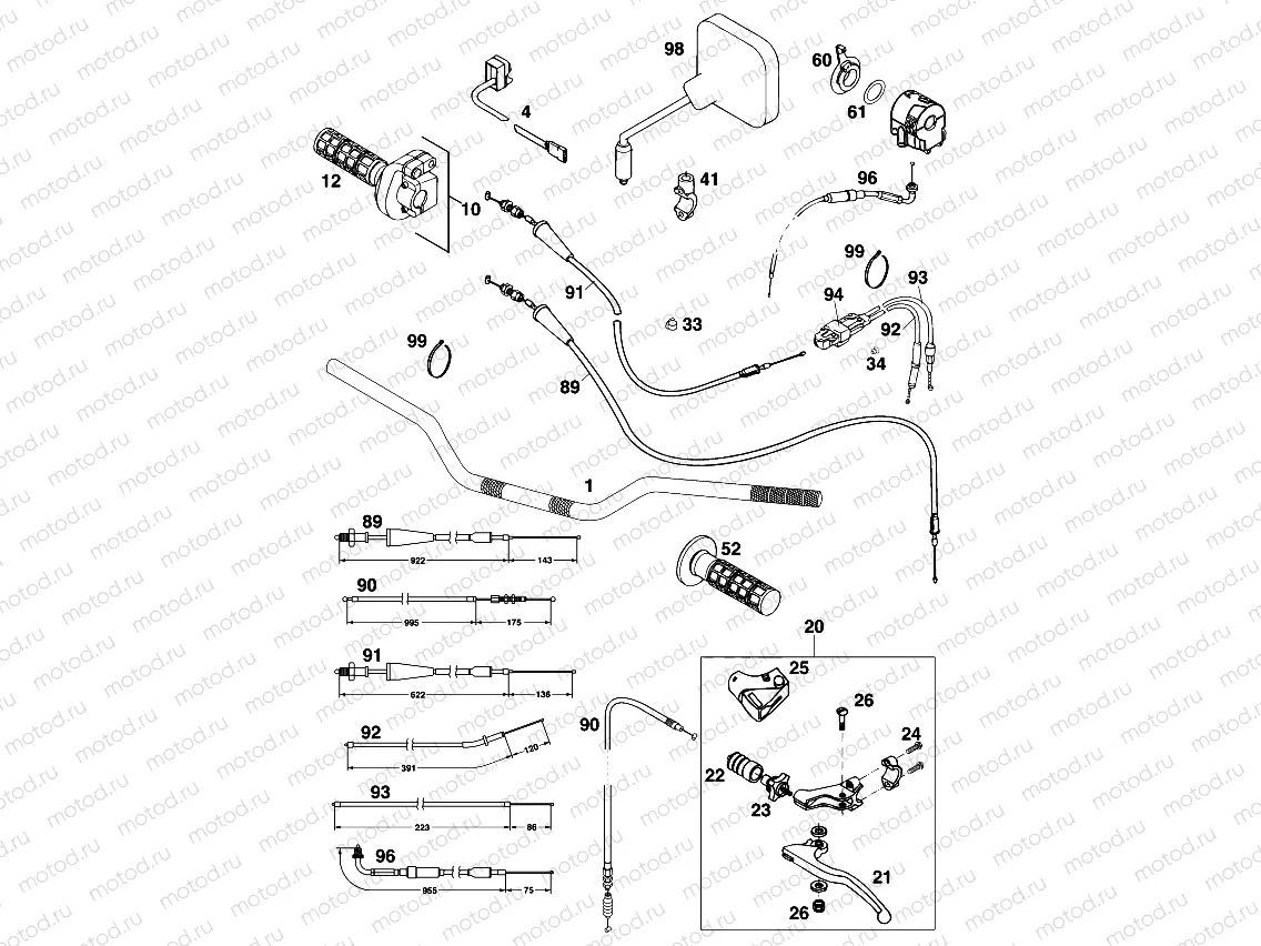 HANDLEBAR, CONTROLS
