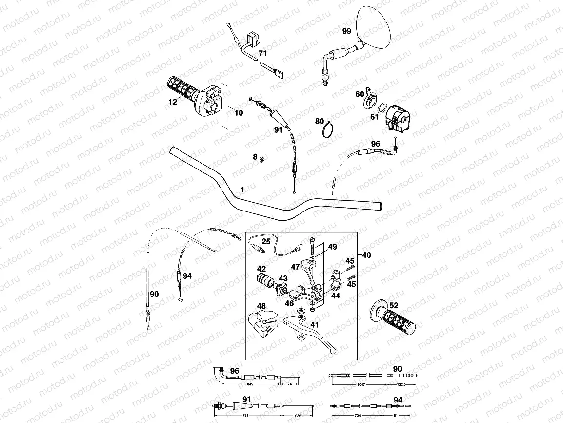 HANDLEBAR, CONTROLS