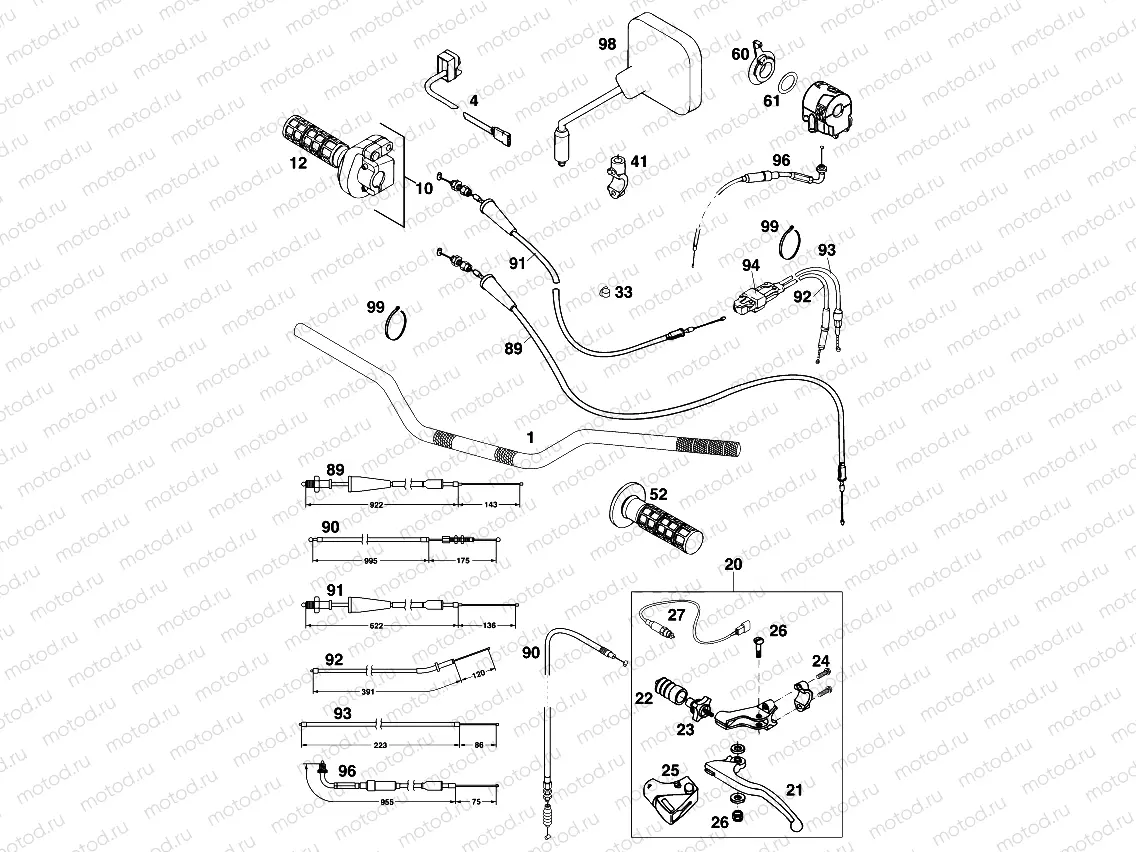 HANDLEBAR, CONTROLS