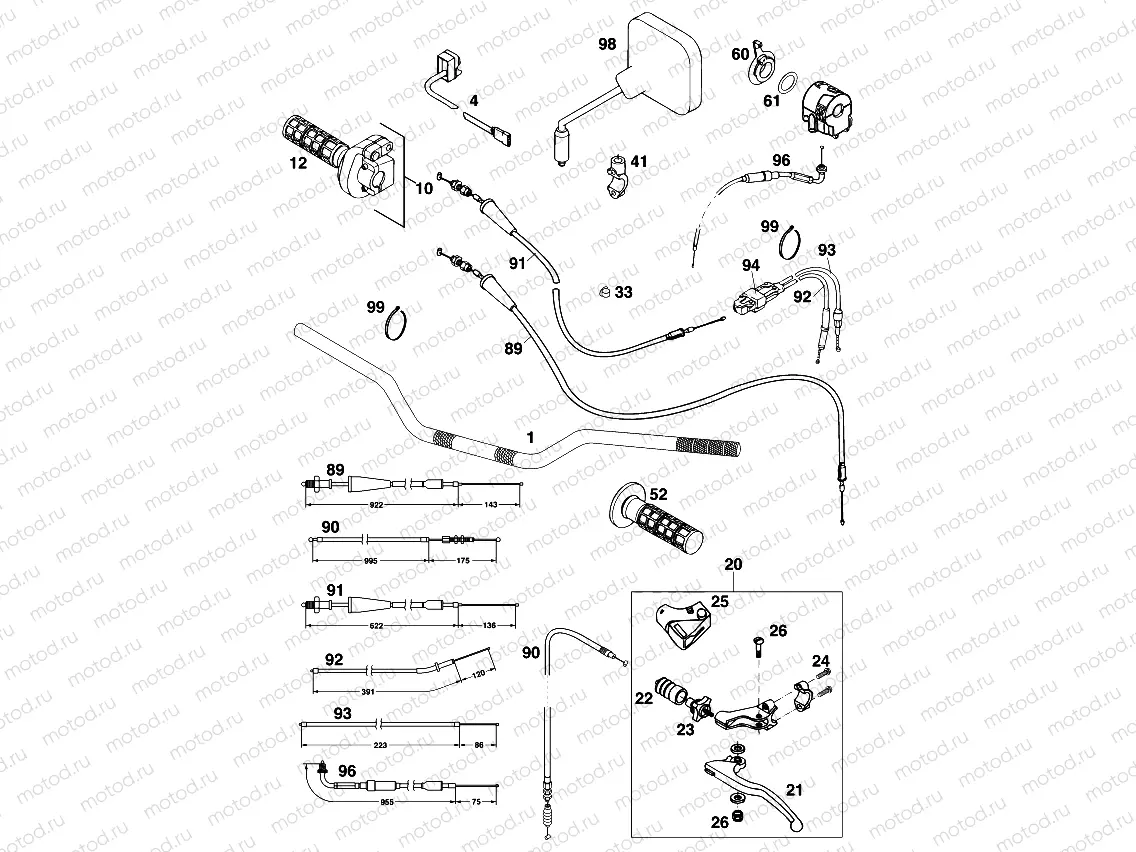 HANDLEBAR, CONTROLS