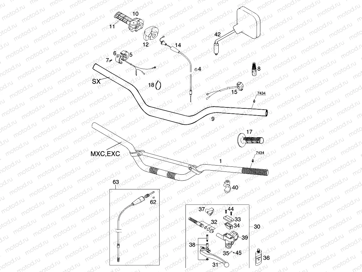 HANDLEBAR, CONTROLS