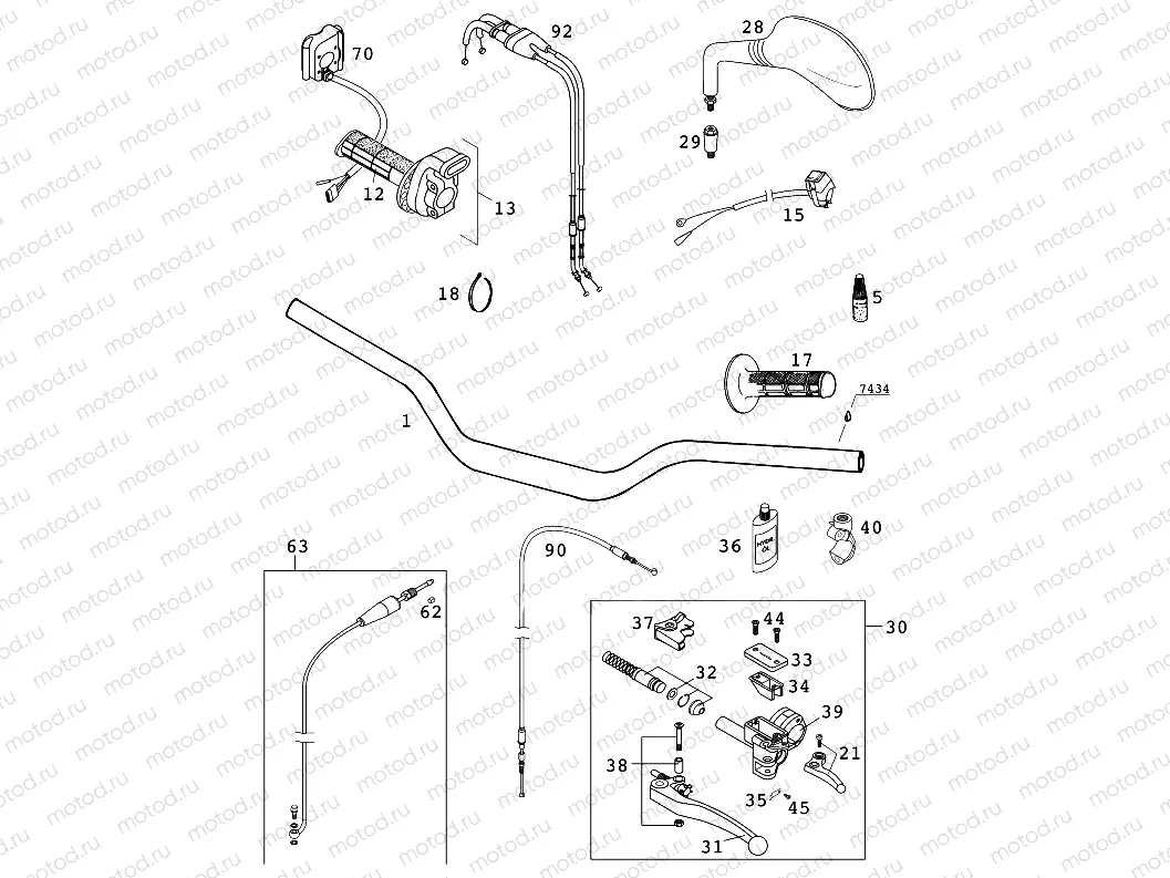 HANDLEBAR, CONTROLS
